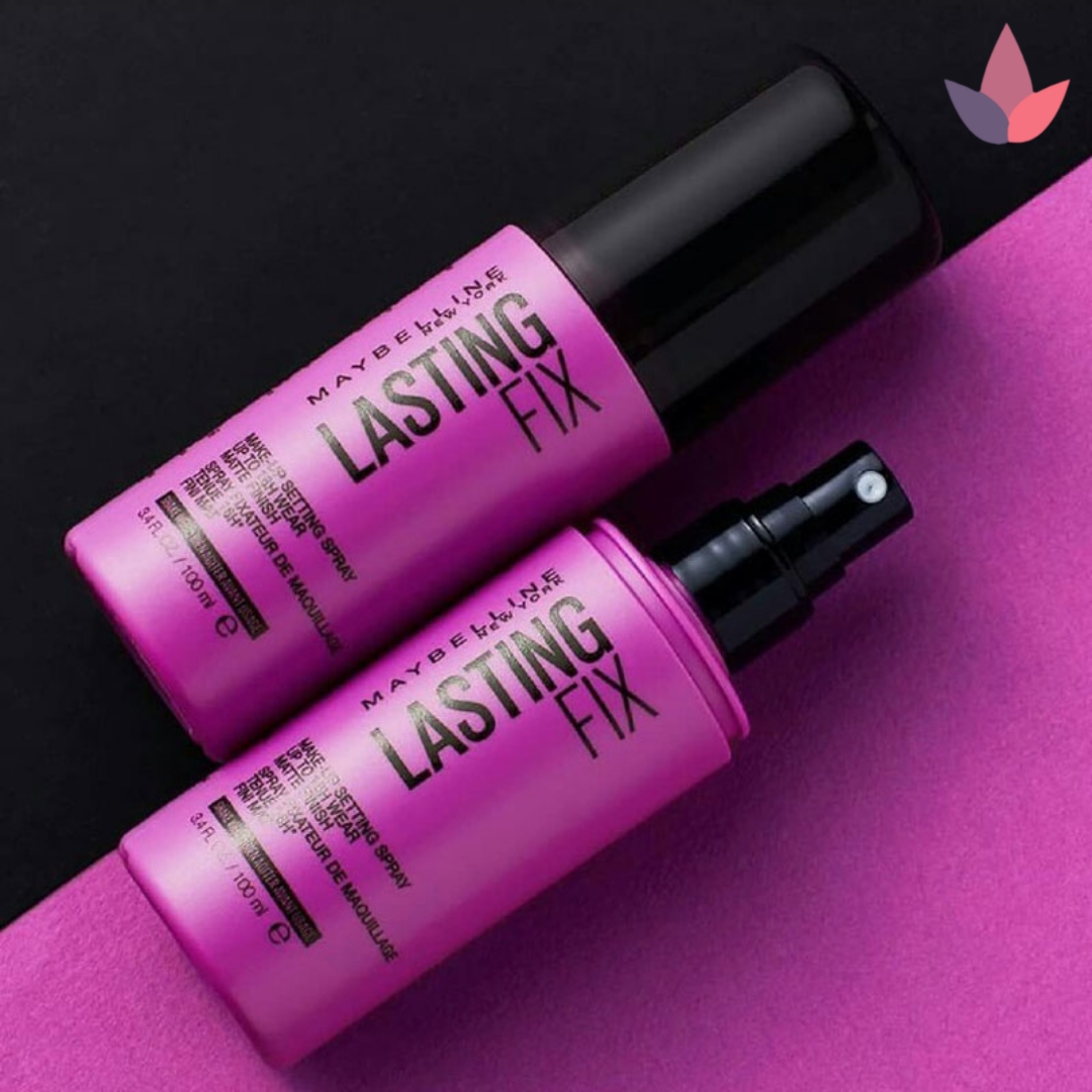 <img src="https://afra-market.com/maybelline-lasting-fix-setting-spray-100ml" alt="اسپری تثبیت کننده آرایش میبلین، مقاوم در برابر تعریق و رطوبت، مناسب برای پوست‌های چرب و مختلط، فرمول ماندگار و سبک">