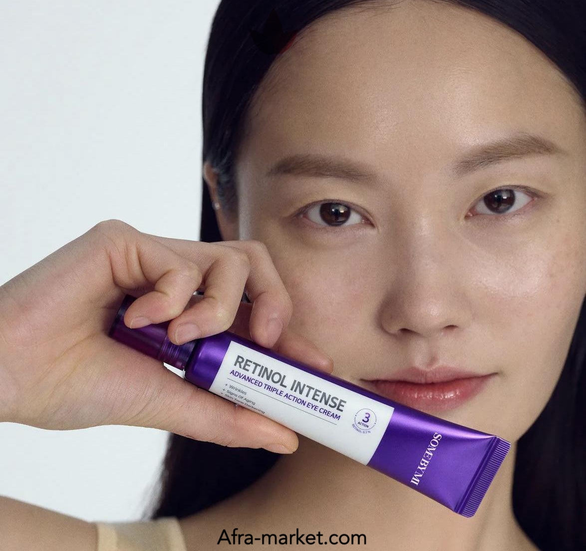 html    <img src="your-image-source.jpg" alt="کرم دور چشم سه کاره سام بای می، بهبود دهنده خاصیت الاستیسیته پوست">