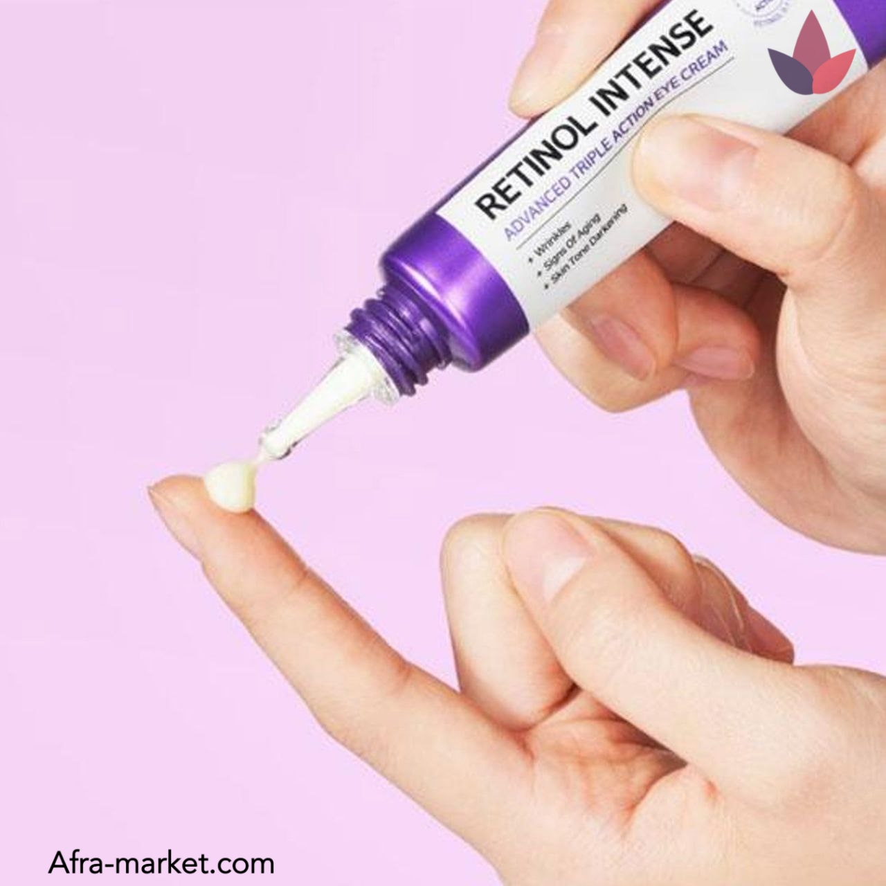 html    <img src="your-image-source.jpg" alt="کرم دور چشم رتینول سه کاره سام بای می، مناسب برای بهبود بافت پوست اطراف چشم">