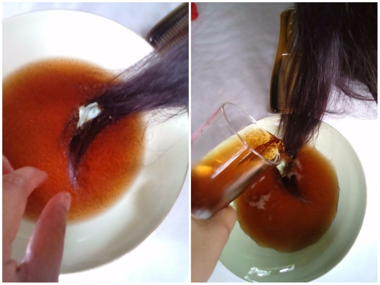 جدا کردن آدامس چسبیده به مو