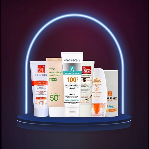 فروش انواع ضد آفتاب ایرانی و خارجی اصل و اورجینال