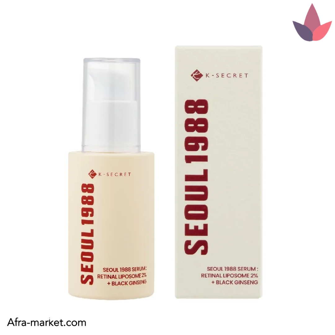 سرم سئول 1988 رتینال لیپوزومی و جینسینگ سیاه کی سکرت K-Secret | اصل