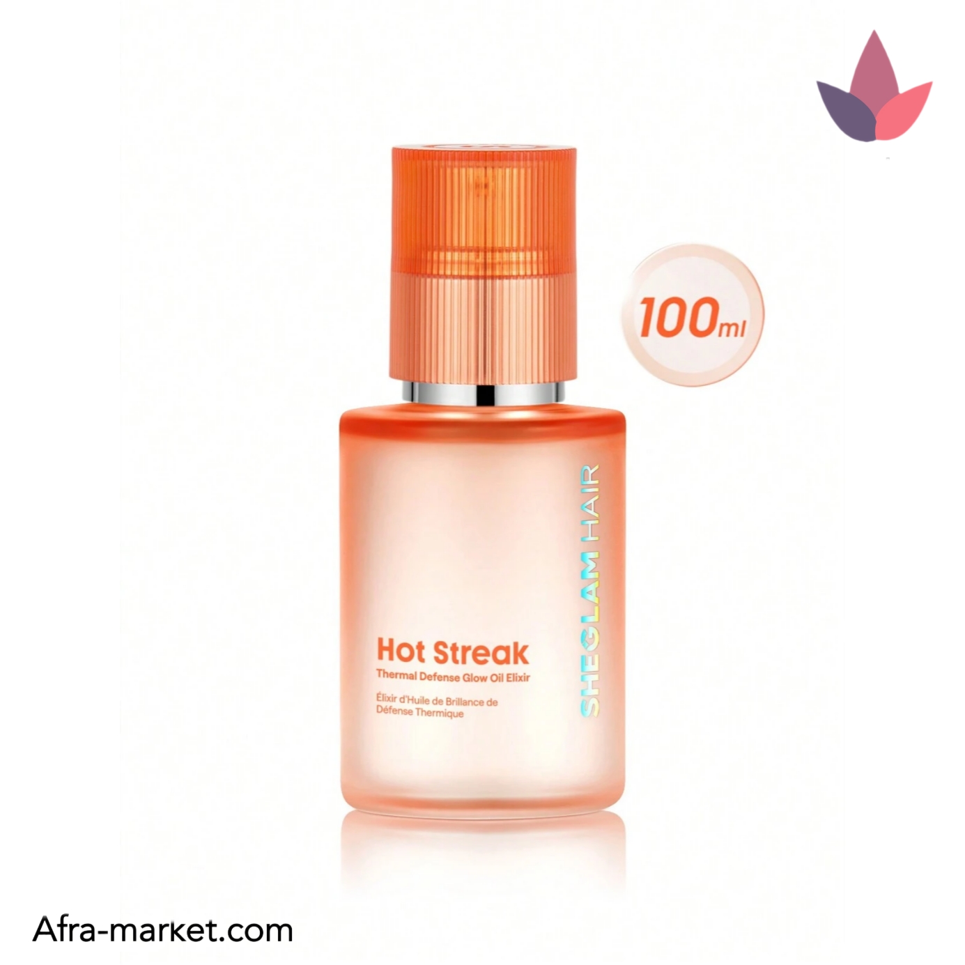 روغن مو محافظ حرارت و ترمیم‌کننده شیگلم مدل HOT STREAK حجم 100 میل
