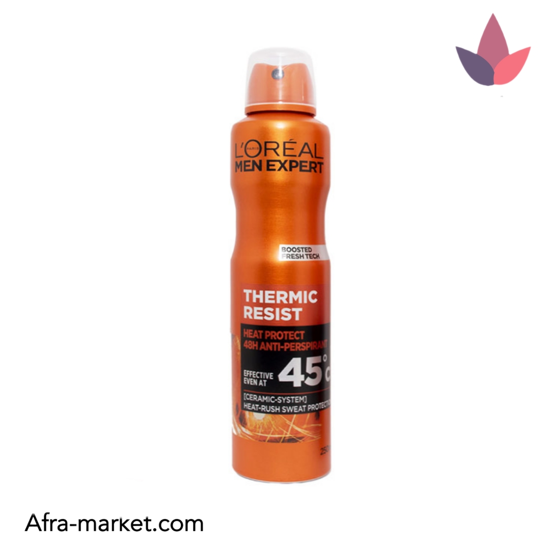 اسپری ضد تعریق مردانه لورال Thermic Resist حجم 250 میل 48 ساعته