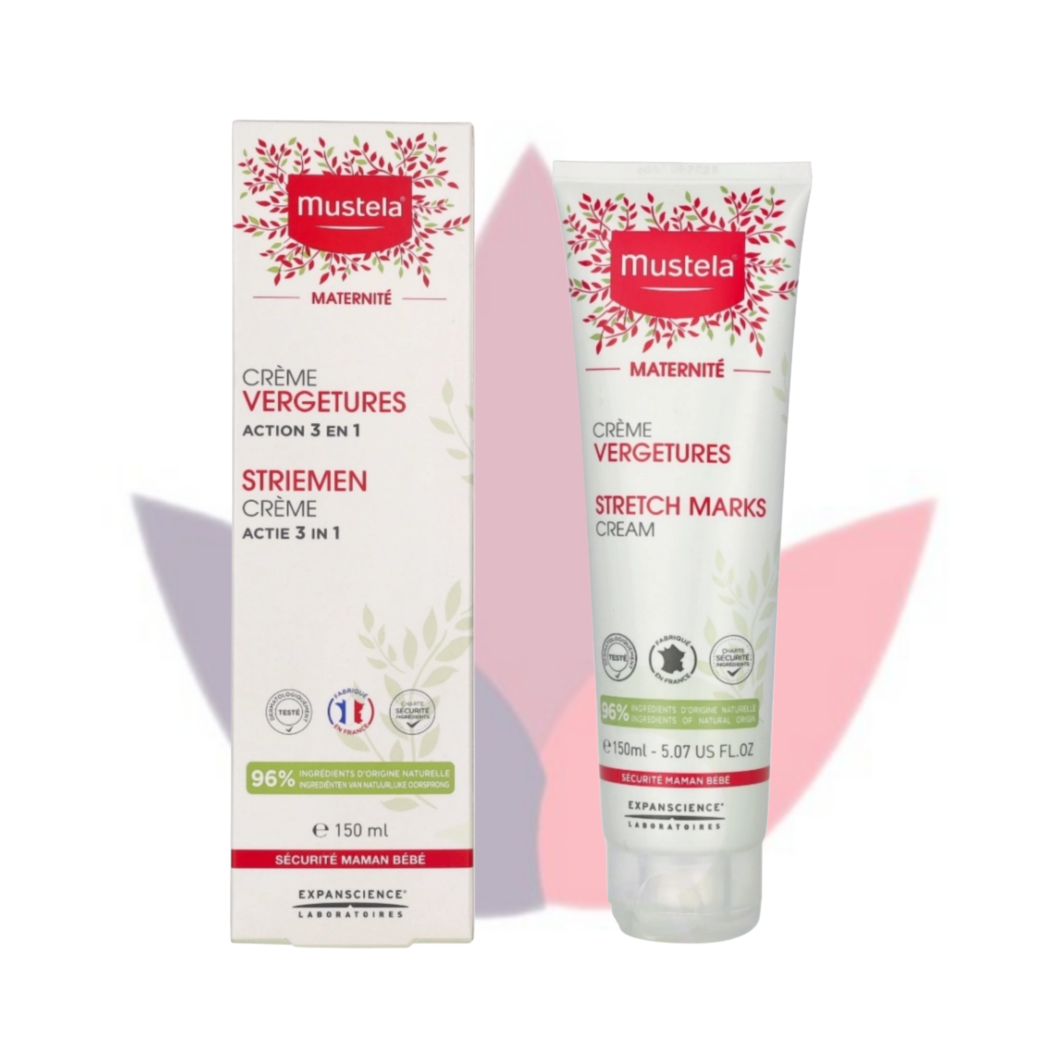 کرم ضد ترک بارداری موستلا 3 در 1 | پیشگیری و درمان Stretch Marks Cream 3 in 1