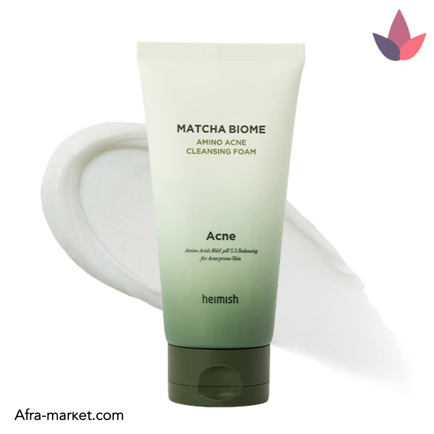 فوم شستشوی ضد آکنه هیمیش مدل Matcha Biome