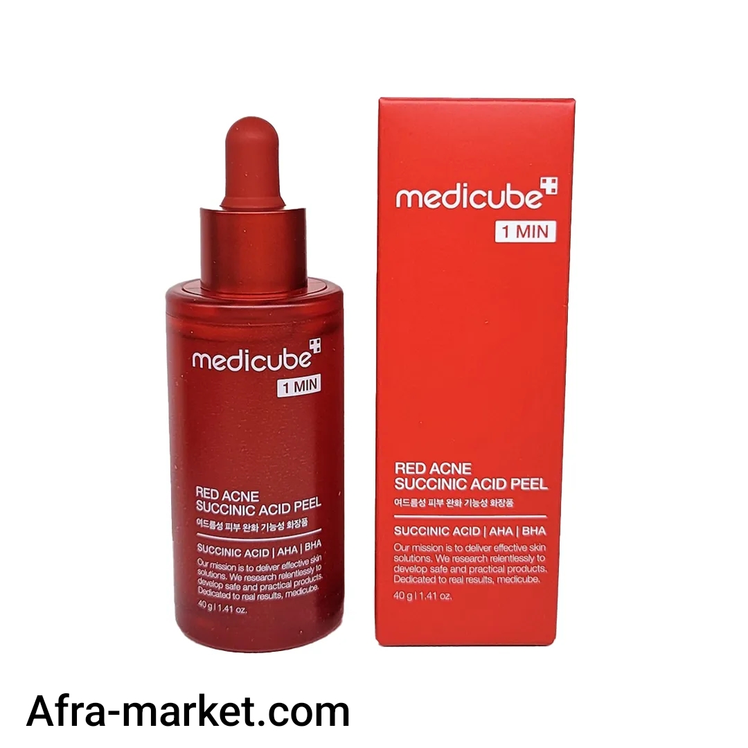 سرم ضدجوش سوکسینیک اسید مدیکیوب Red Succinic Acid | کنترل چربی و کوچک‌کننده منافذ