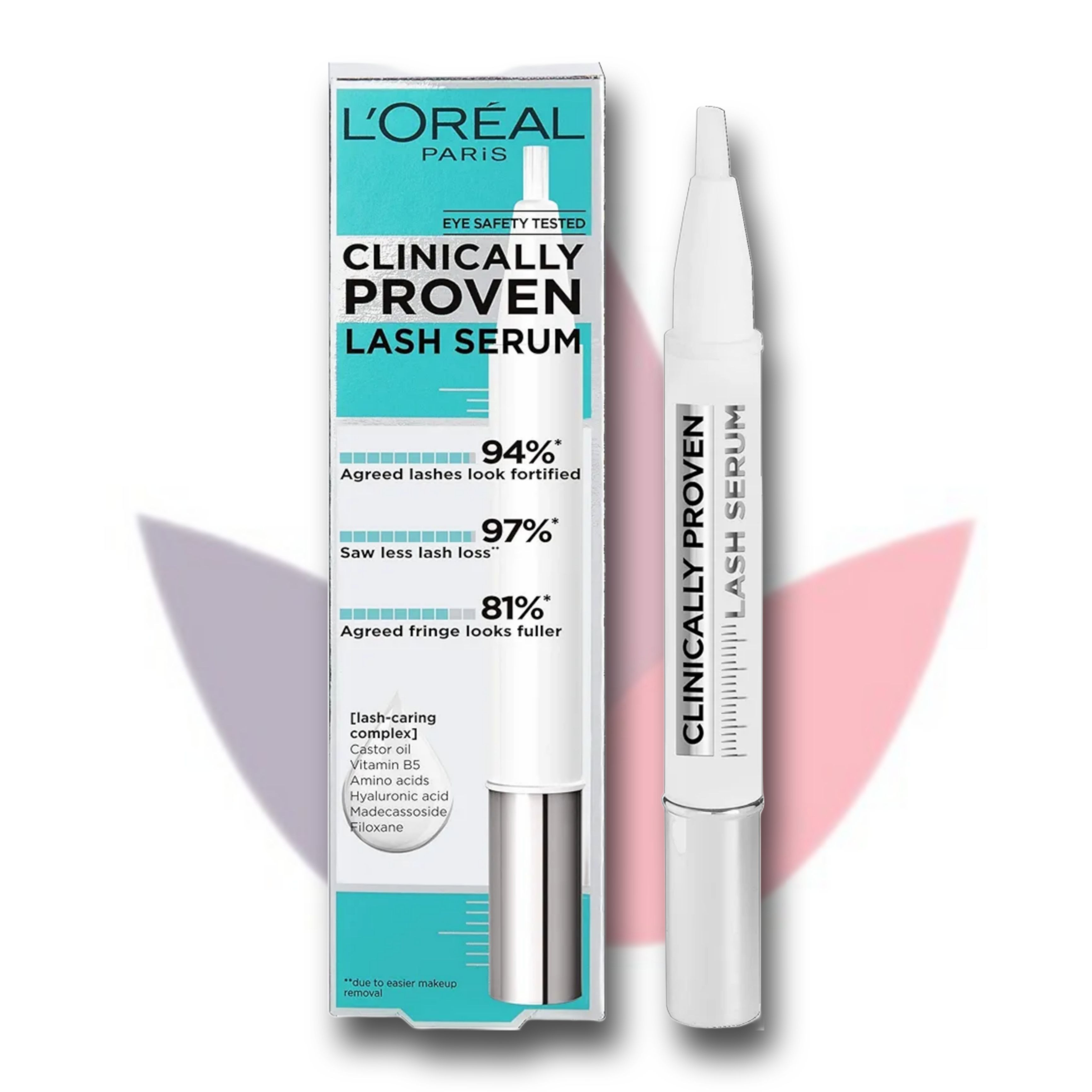 سرم تقویت مژه و ابرو لورآل مدل  Clinically Proven Lash Serum