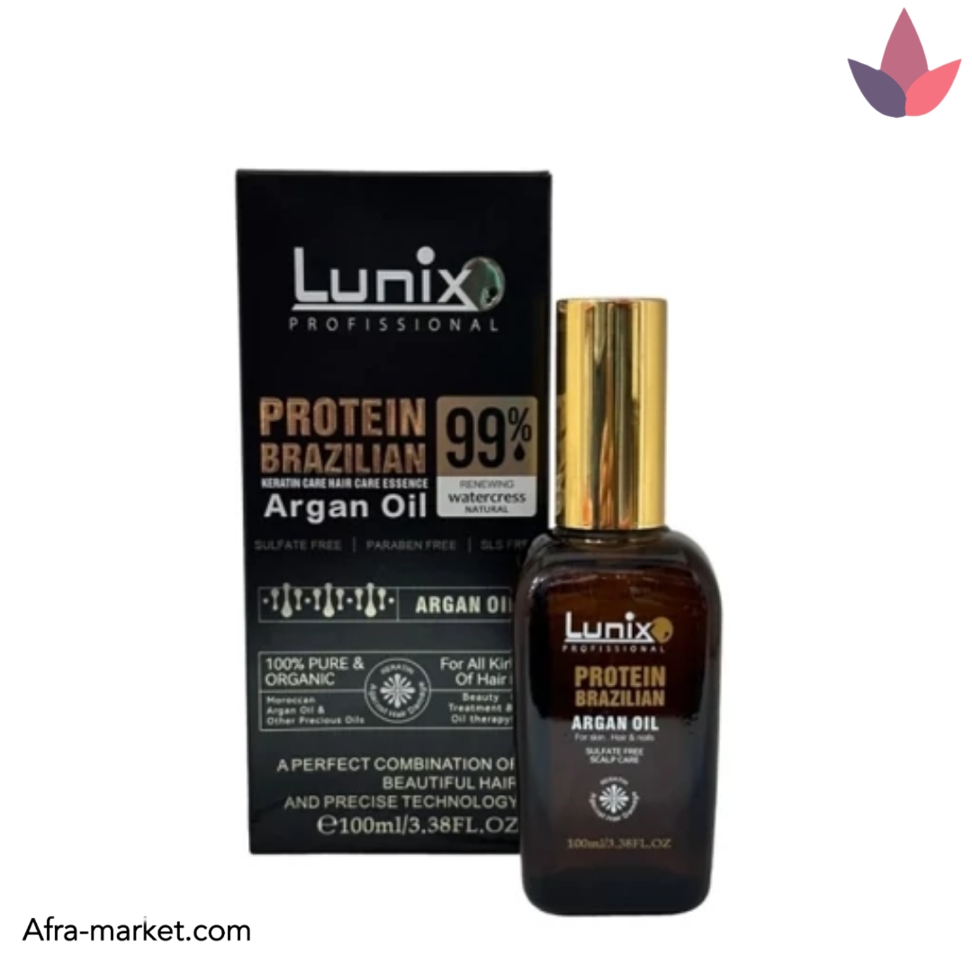 روغن آرگان مدل لونیکس Lunix پروتئین کراتین برزیلی حجم 100 میل |اصل