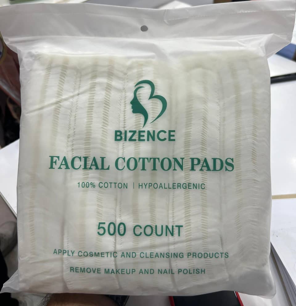 پد آرایشی سه لایه صددرصد کتان 500 عددی بیزینس