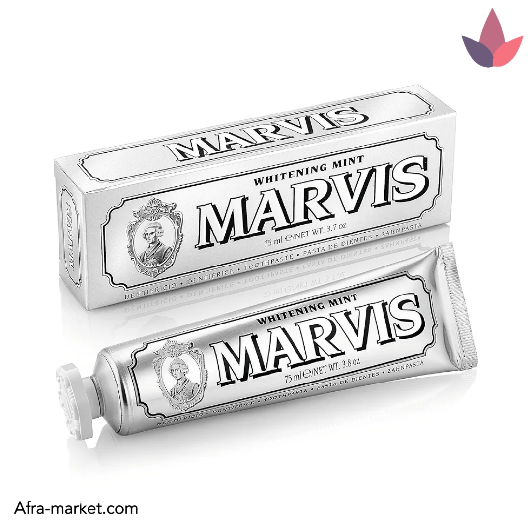خمیر دندان سفید کننده مارویس مدل Whitening Mint | اصل