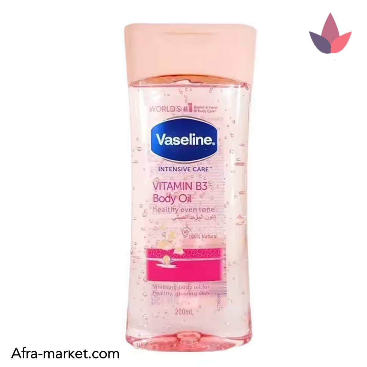 روغن بدن روشن کننده ویتامین B3 وازلین