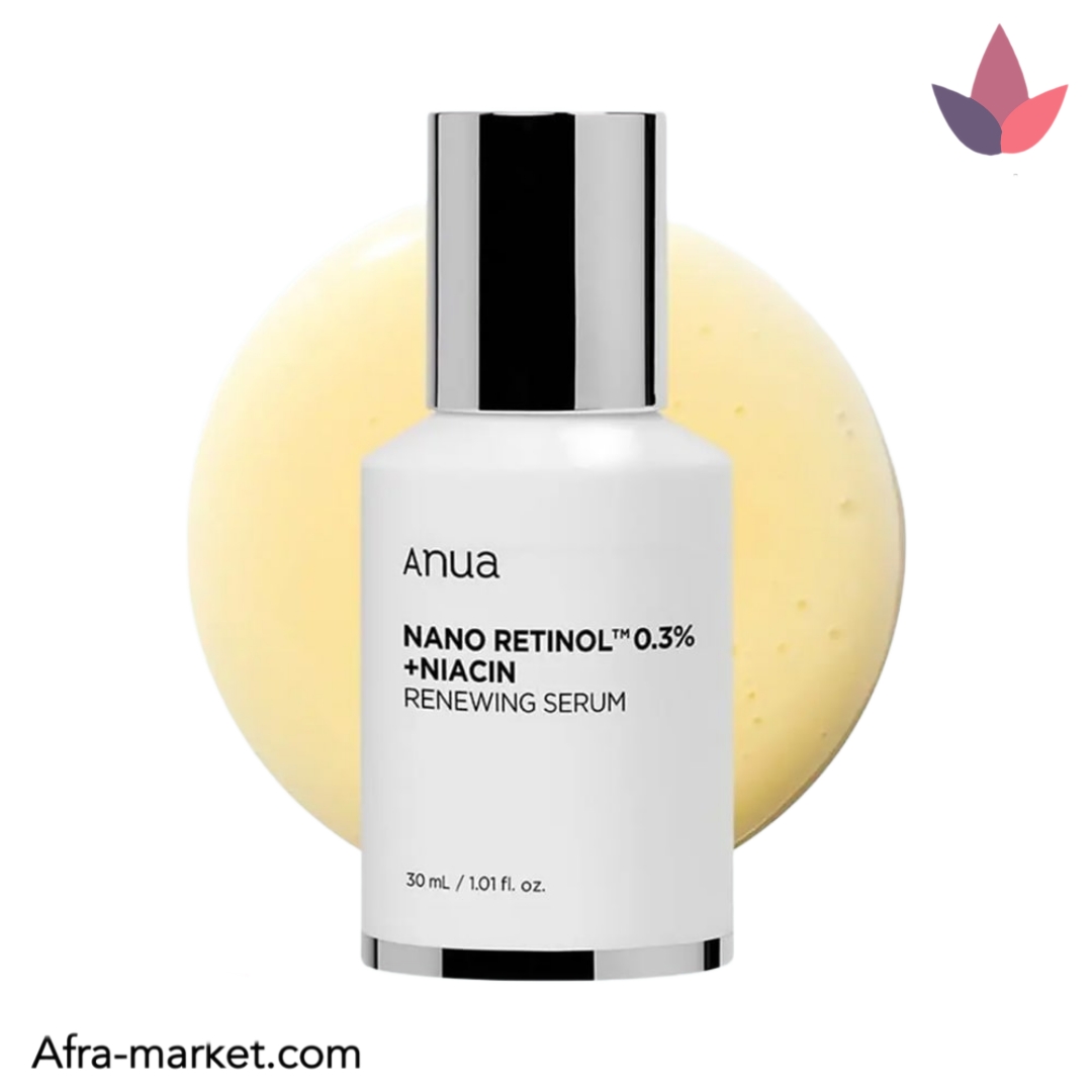سرم جوانساز و روشن‌کننده رتینول 0.3% + نیاسین آنوا | اصل