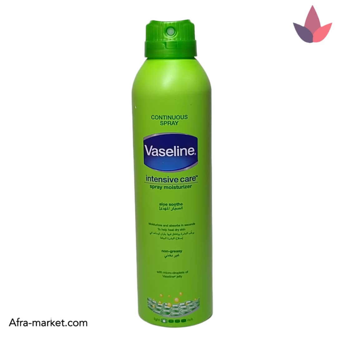 اسپری مرطوب کننده الوئه ورا وازلین مدل Intensive Care Aloe Soothe | اصل اسپری مرطوب کننده الوئه ورا وازلین مدل Intensive Care Aloe Soothe | اصل